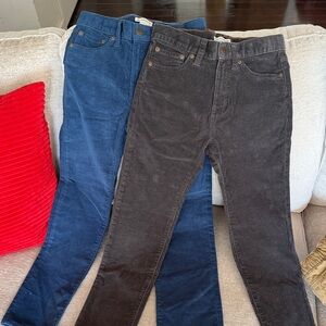 J. Crew Kids Corduroy Pants in Blue and Black